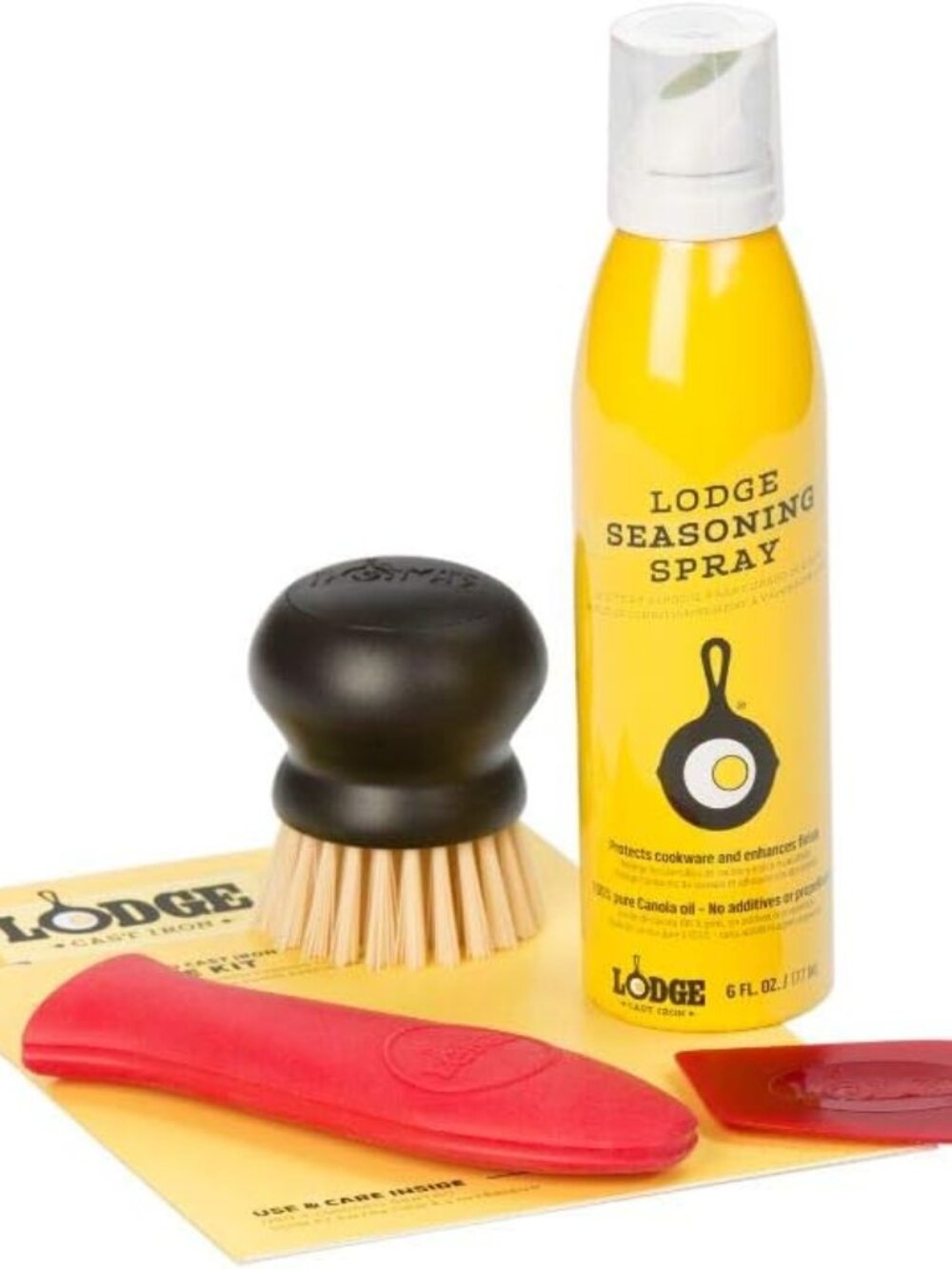 Cast Iron Care Kit, 4 Piece Cookware Maintenance Set